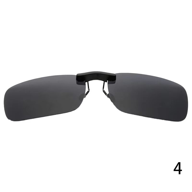Polarized Clip On Sunglasses UV400 Day and Night Driving Glasses Attachment