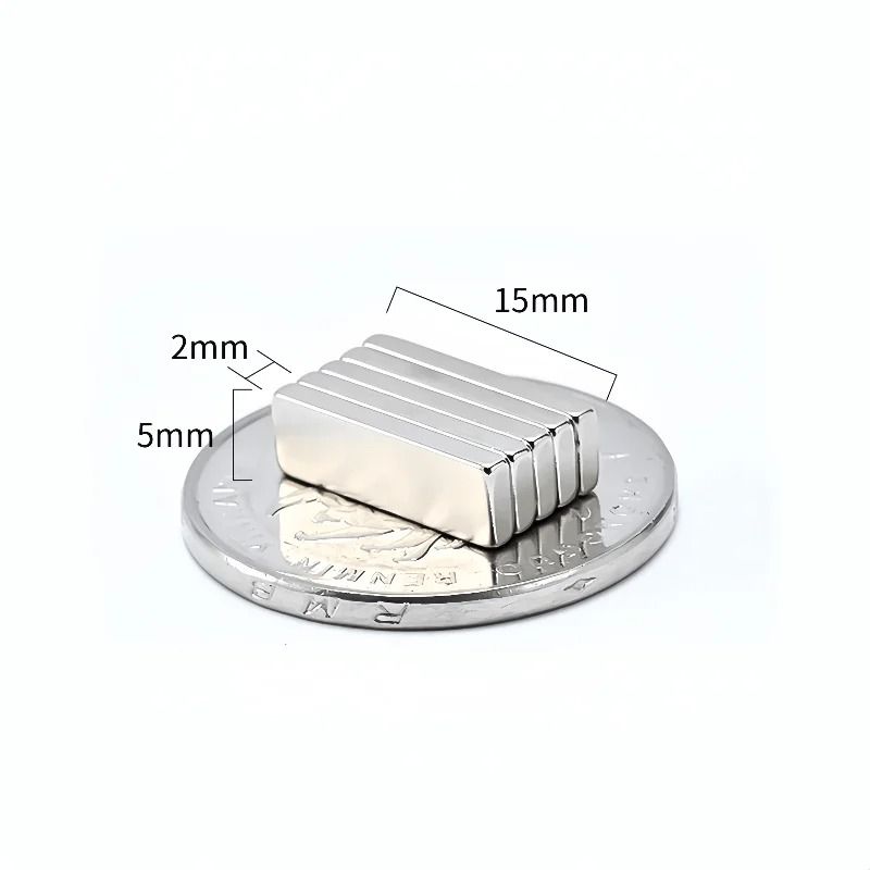 N52 Strong Neodymium Square Magnets Small Powerful Refrigerator and Office Magnets Set