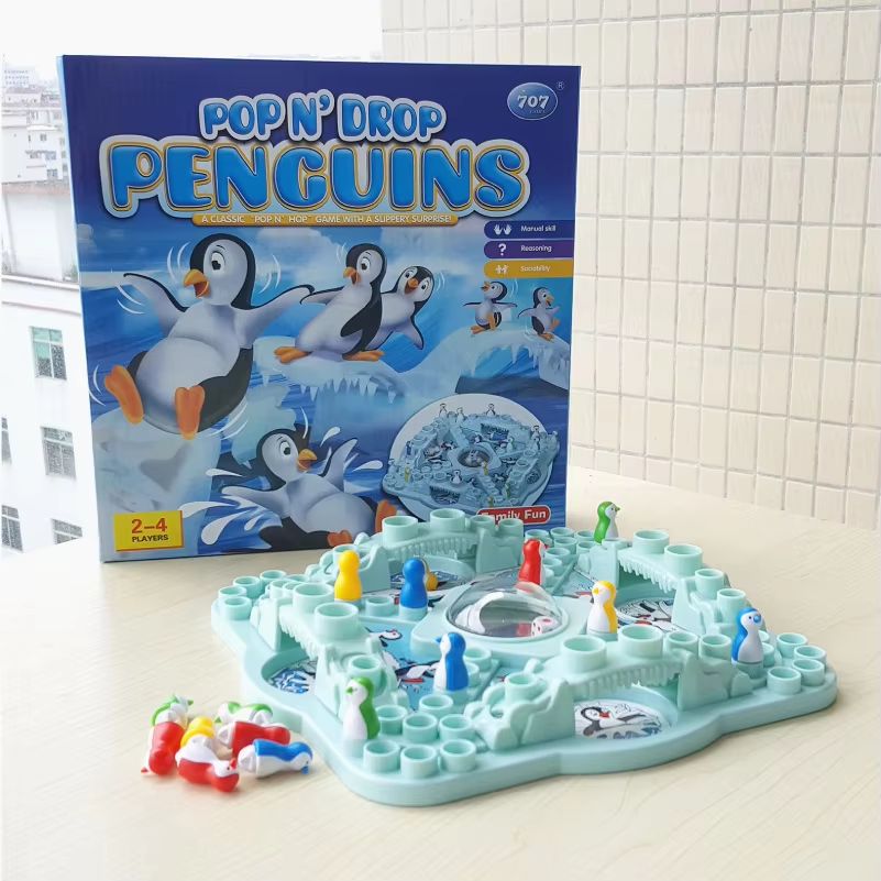 Penguin Race 3D Interactive Kids Board Game – Family Fun & Learning
