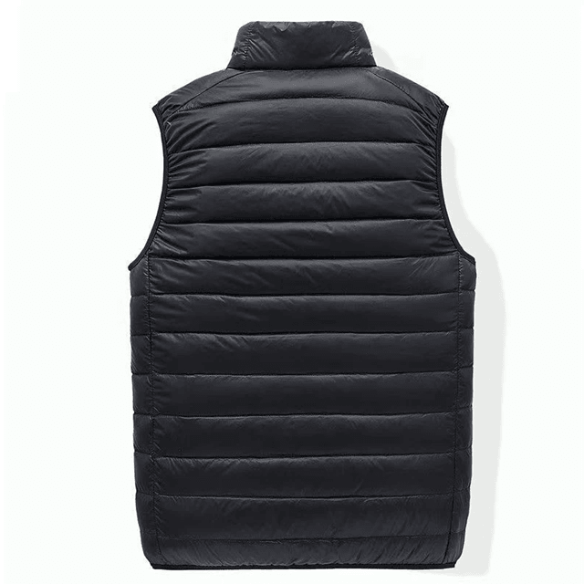 Mens Lightweight Outdoor Work Vest Sleeveless Jacket with Zipper Pockets