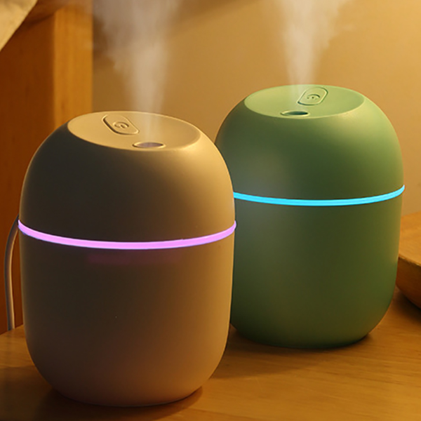 USB Essential Oil Atomizer, Mini Aroma Oil Diffuser, Electric Air Humidifier With LED Night Lamp For Home, Office,