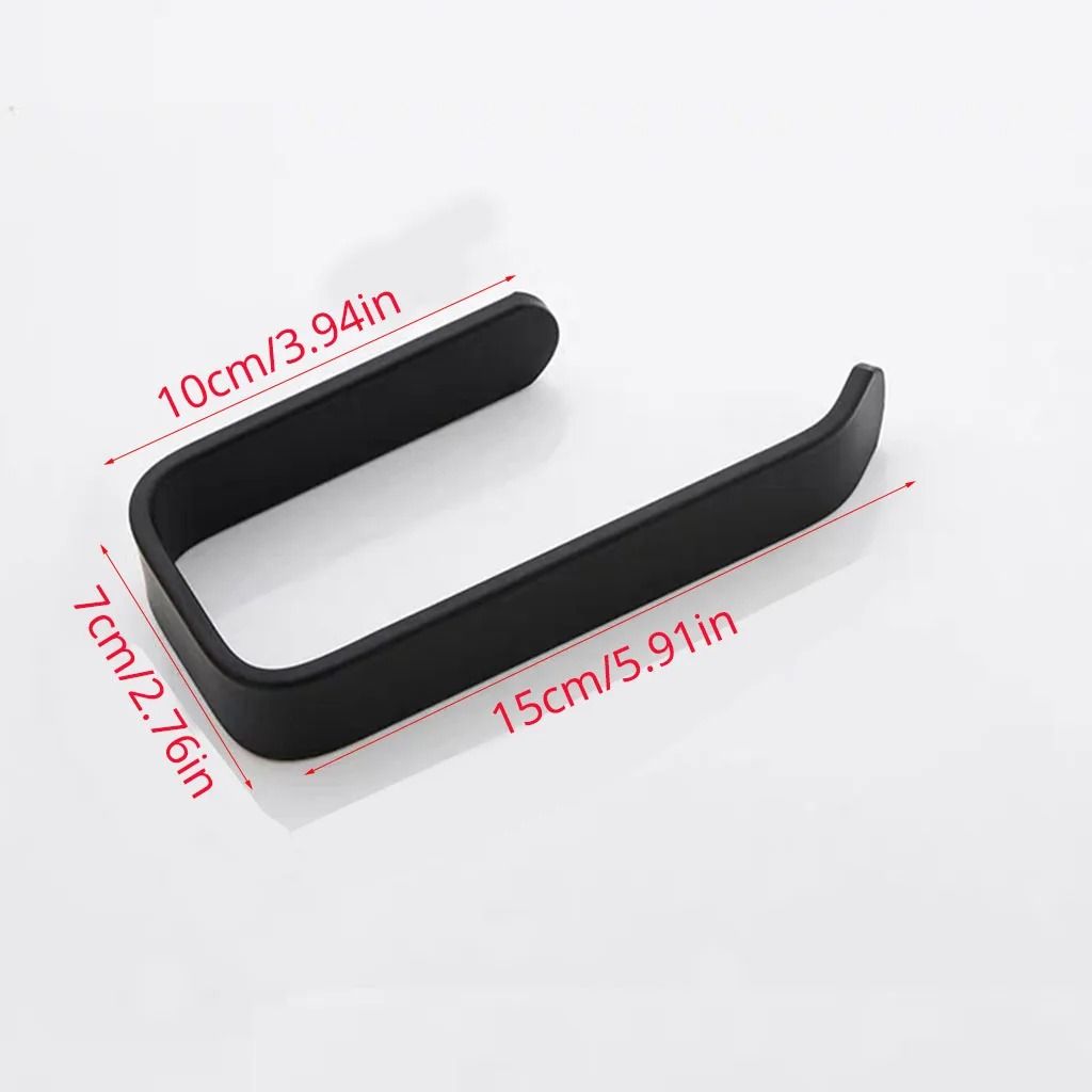 Self Adhesive Wall Mounted Towel Rack Bathroom Towel Holder and Toilet Paper Hanger