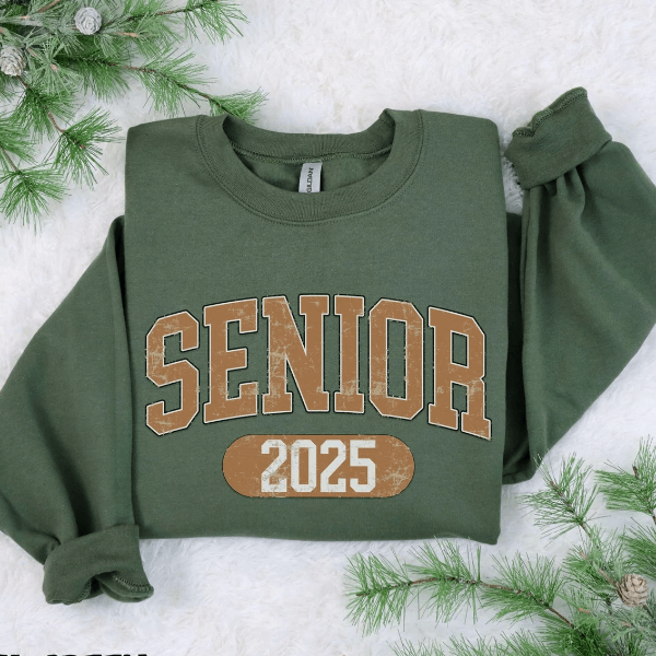 Senior 2025 Sweatshirt Class of 2025 Shirt High School Senior Graduation Gift