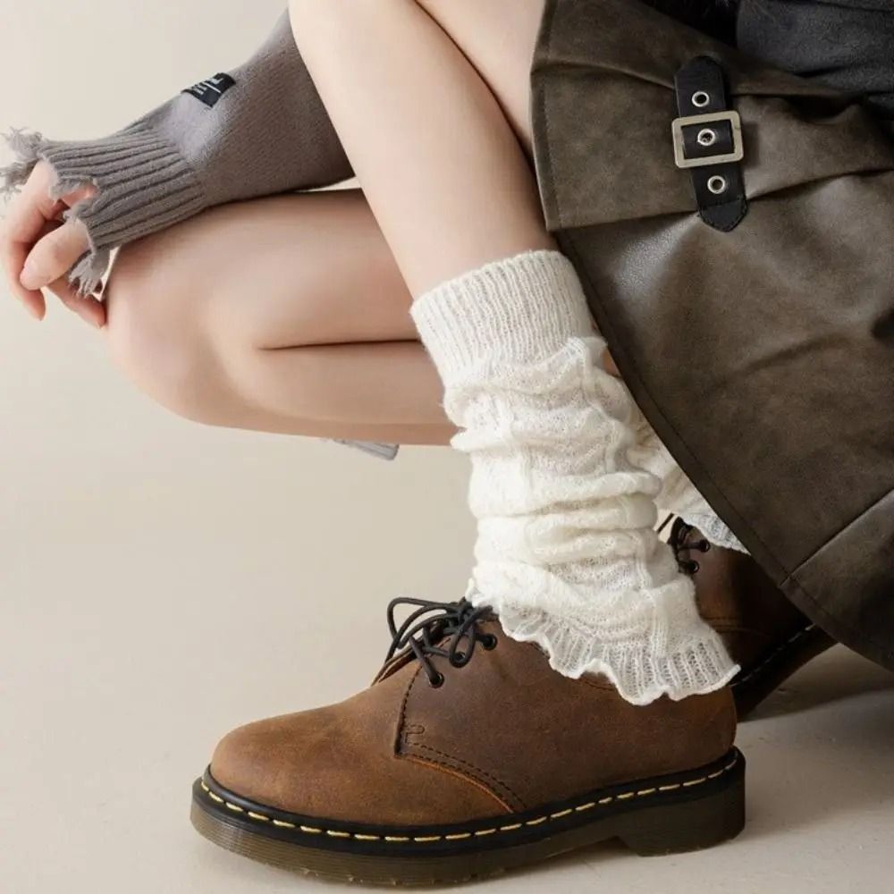 Minimalist Solid Knit Lolita Thermal Sleeves