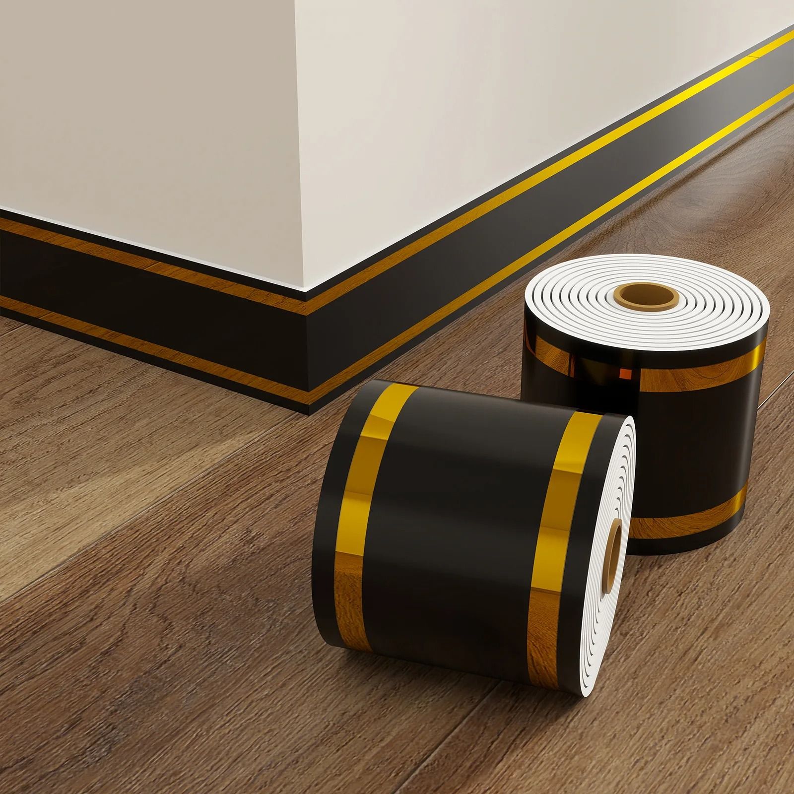 Flexible Self Adhesive Foam Skirting Board Wall Trim