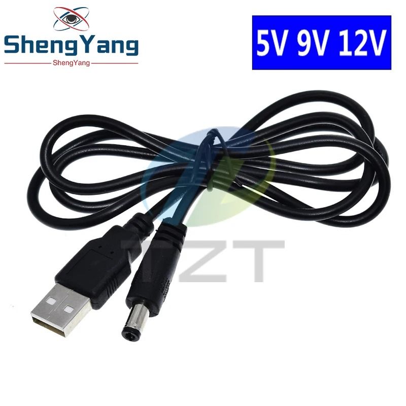 USB Step Up Converter Cable 5V to 9V 12V Power Boost Adapter
