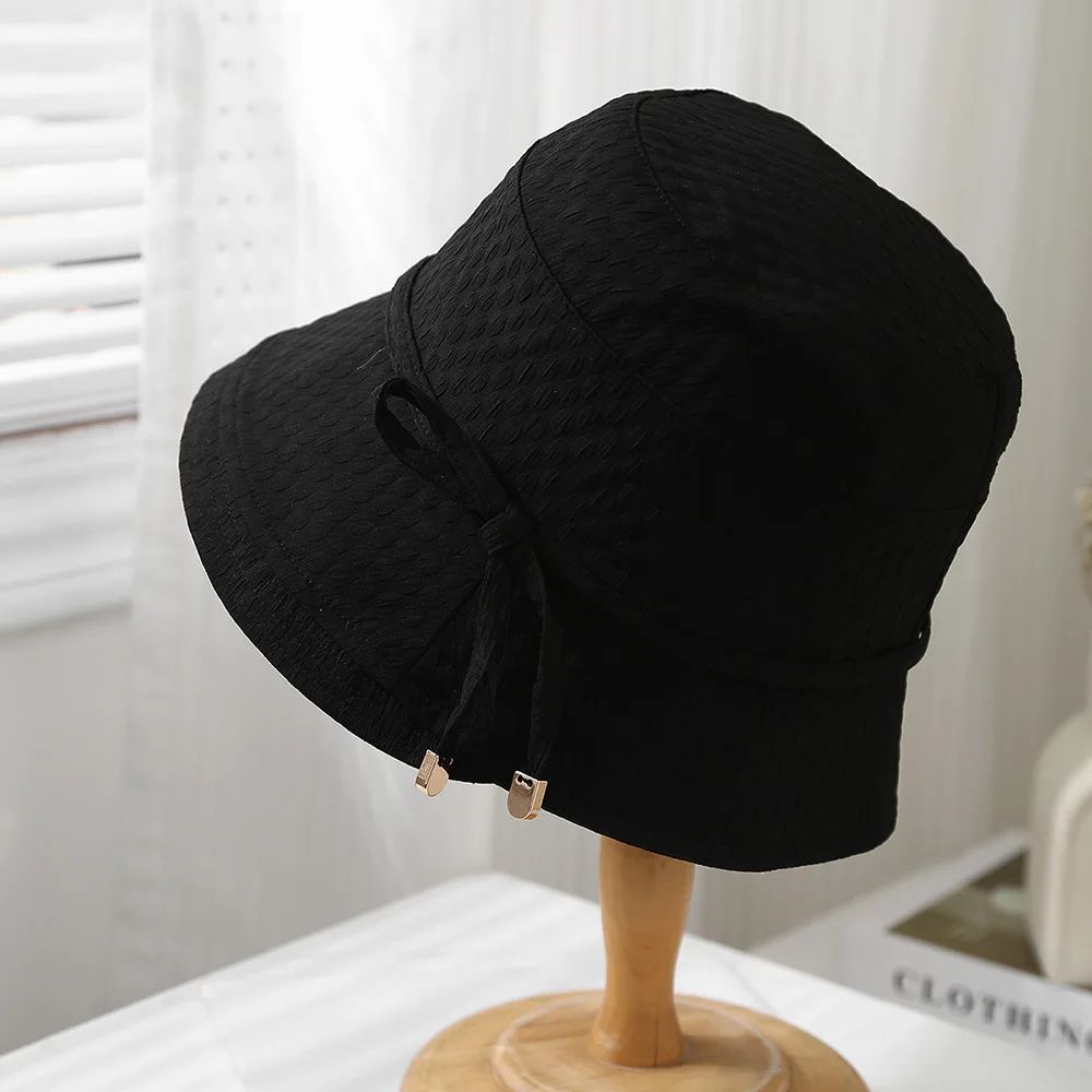 Womens Foldable Bucket Hat Travel Sun Protection Summer Fisherman Hat