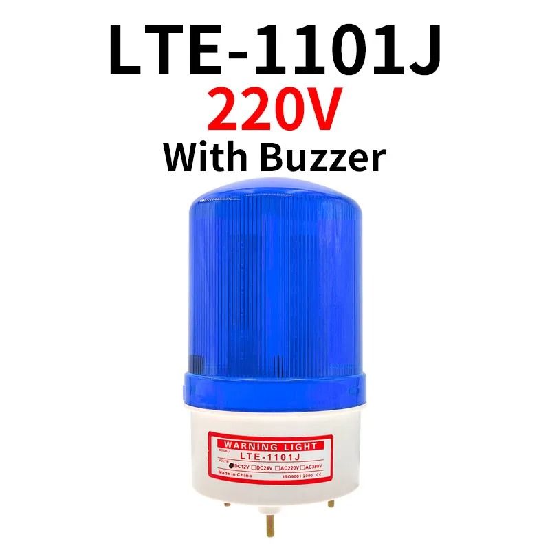 LED Strobe Signal Warning Buzzer Lamp