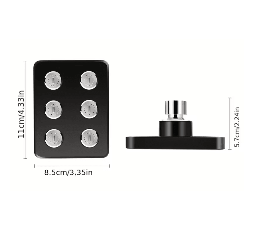 AquaJet Supercharged Wall Mounted Shower Head