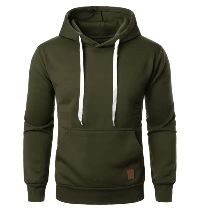 Mens Lightweight Hooded Sweatshirt Casual Pullover Streetwear