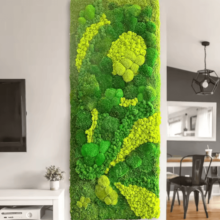 Natural Green Artificial Moss – Eternal Life DIY Decor for Mini Gardens & Home Styling