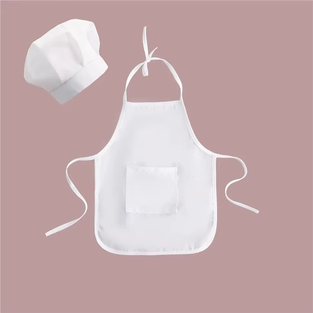 Little Chef Baby Apron and Hat Set