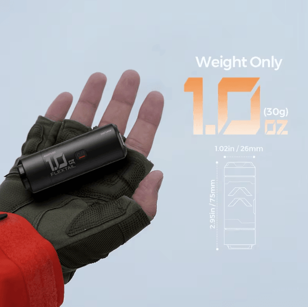 FLEXTAIL Zero Pump Ultra-Mini Air Pump – Portable Electric Inflator for Sleeping Pads & Camping Gear