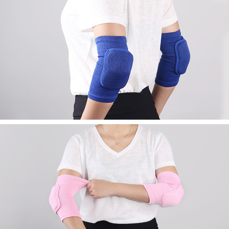 Volleyball Arm Sleeve Pad, Elastic Elbow Knee Protectors Guard with Thickened Sponge for Sports Adults Children