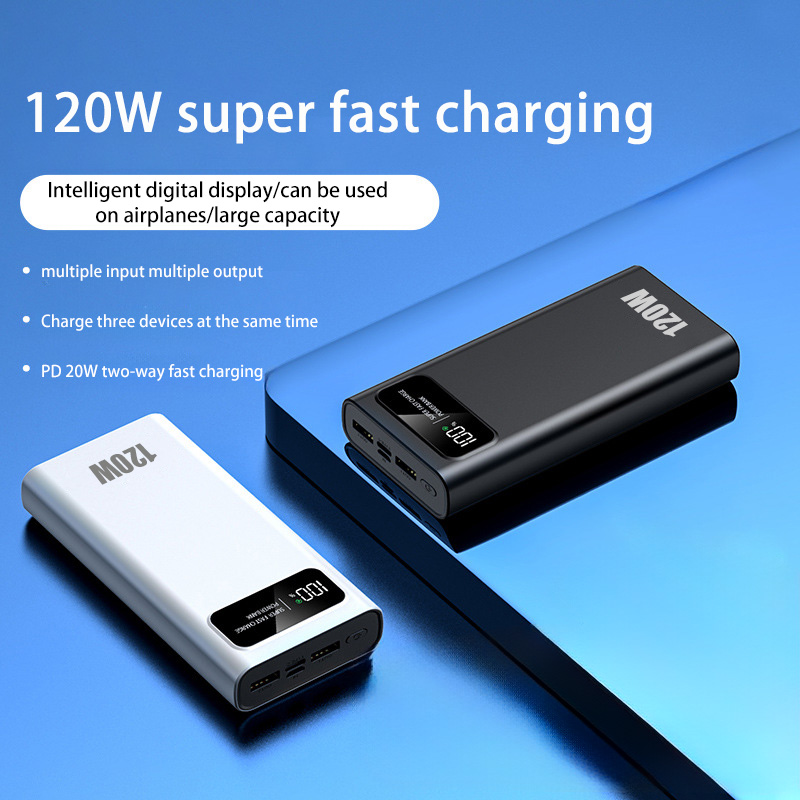 Ultra Capacity High Capacity Power Bank with Super Fast Charging Power Bank & Digital Display