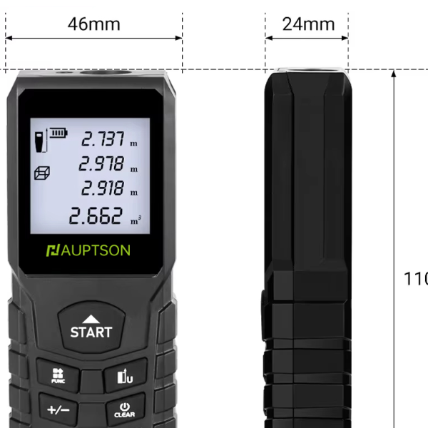 Laser Rangefinder Distance Meter Precision Measurement for Building Projects