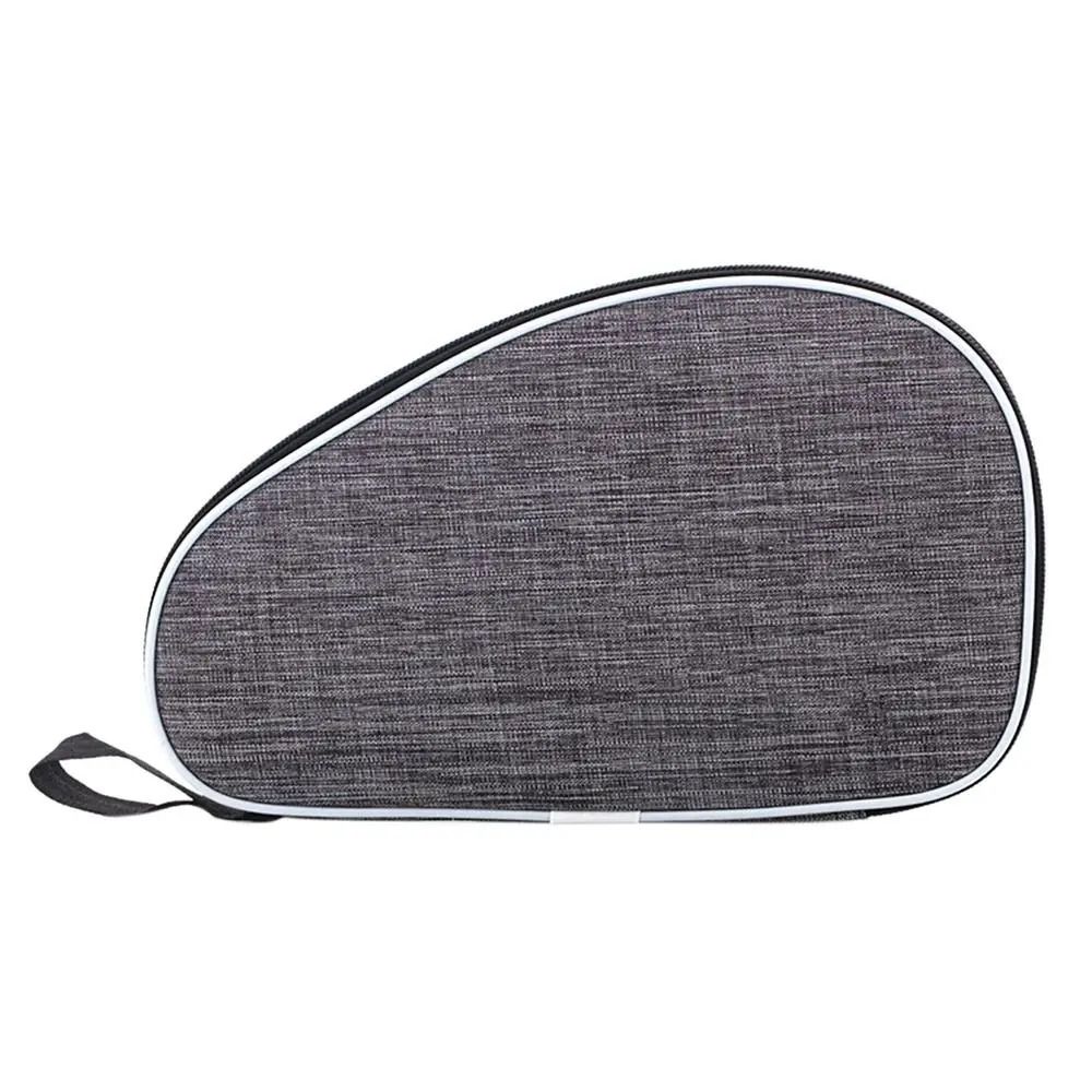 Table Tennis Racket Bag Ping Pong Paddle Case with Belt Portable Storage Cover