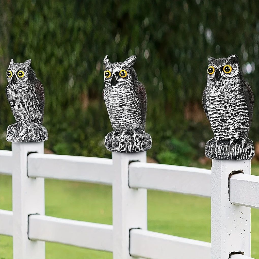 Solar Owl Bird Scare Decoy