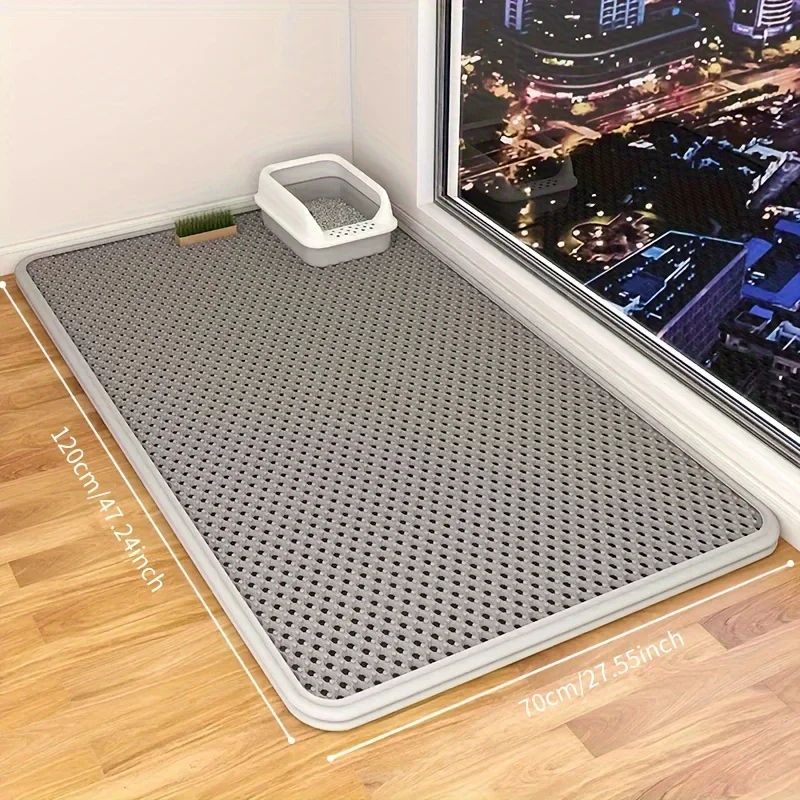 Extra Large Dual Layer Cat Litter Mat