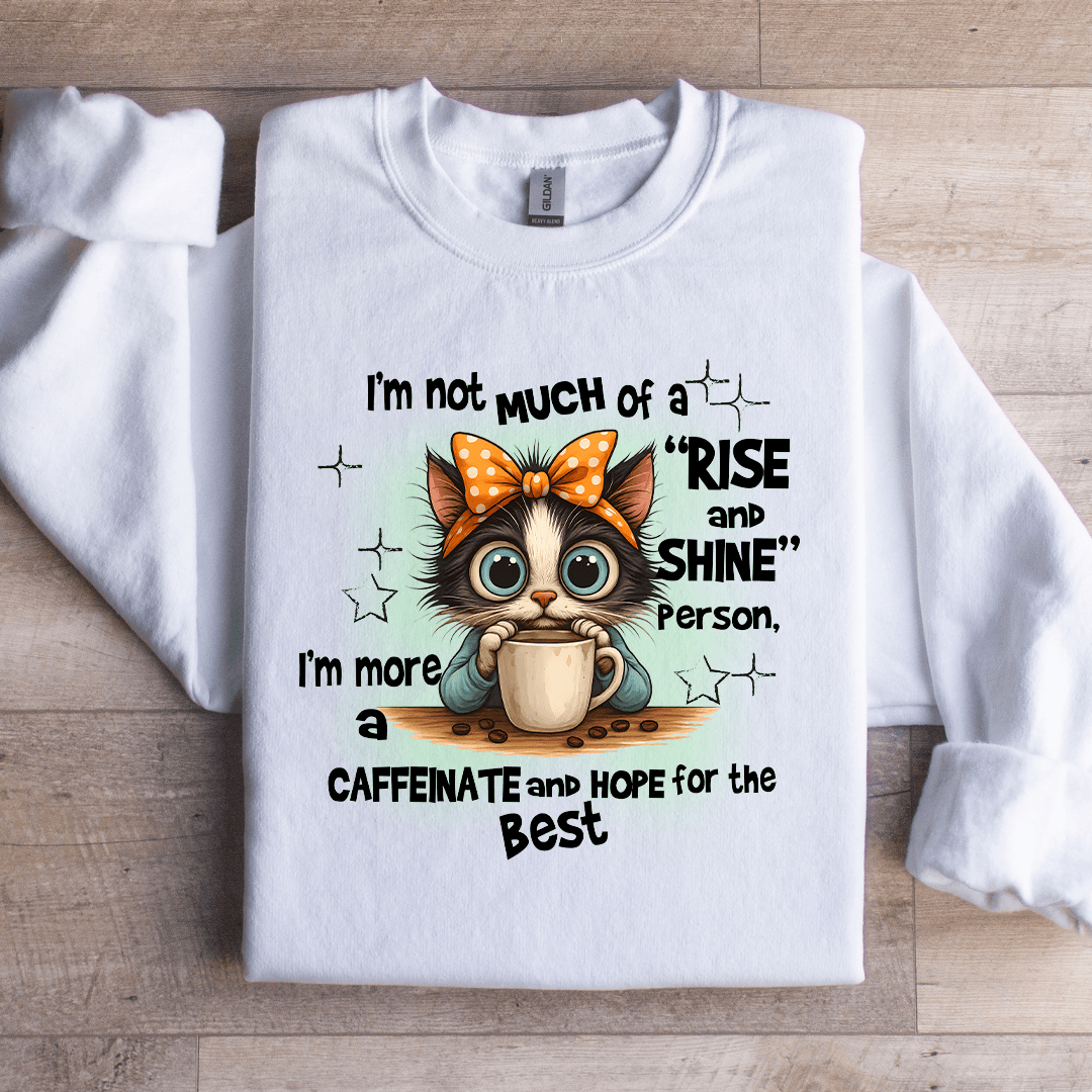 I'm Not Much of A Rise And Shine Person Sweatshirt