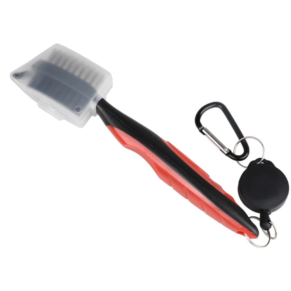 Golf Club Brush Groove Cleaner Retractable Dual Sided Cleaning Tool