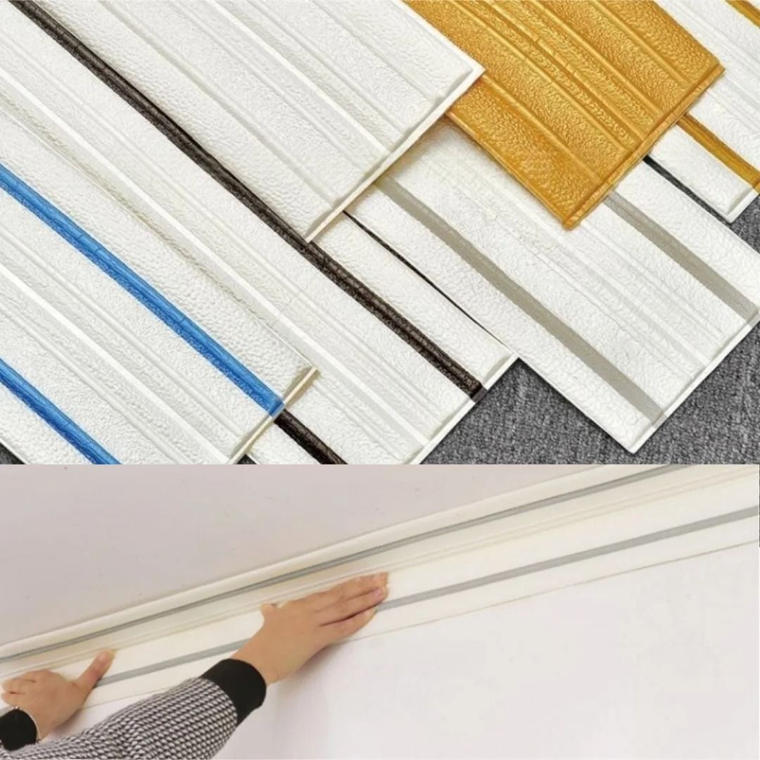 Large Self Adhesive Wall Skirting Ceiling Trim Sticker