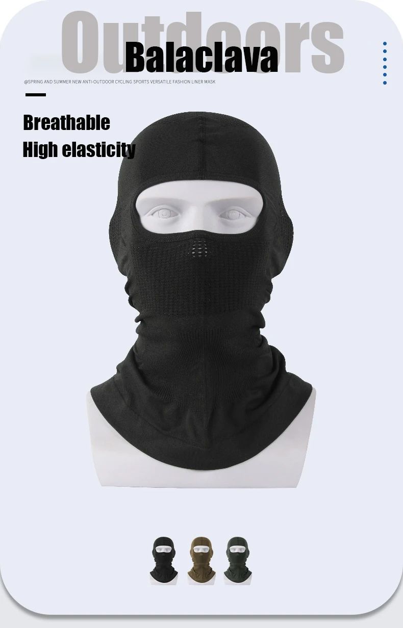 High Elastic Breathable Balaclava Face Mask