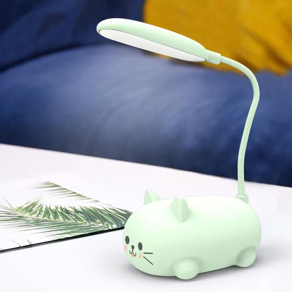 Cute Pet Pig USB Rechargeable Folding LED Night Light Bedside Study Lamp