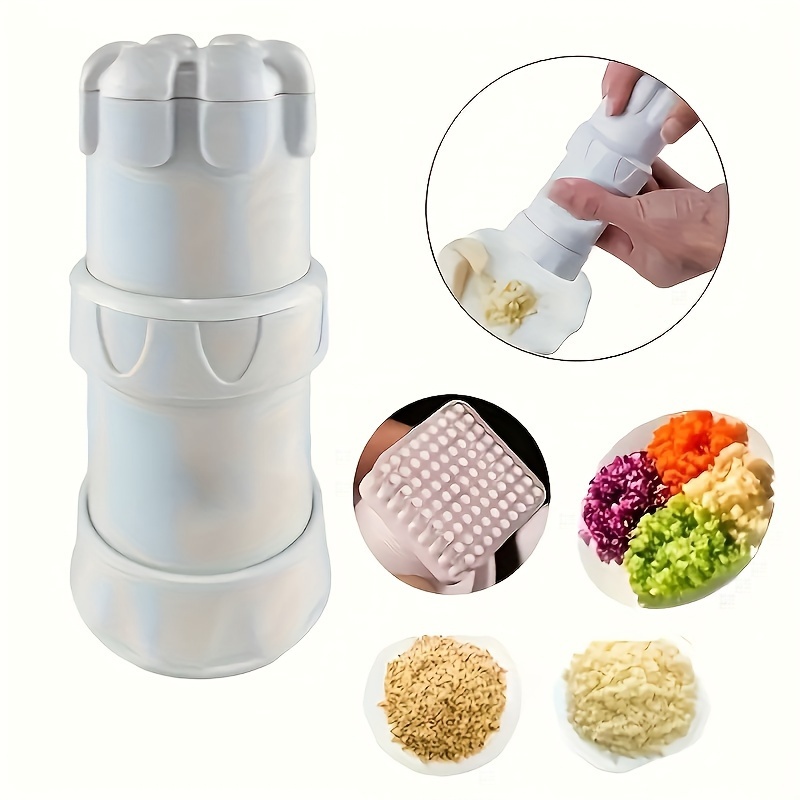 Gemini said Multifunctional Manual Garlic Press and Mini Ginger Grater Slicer for Efficient Kitchen Prep
