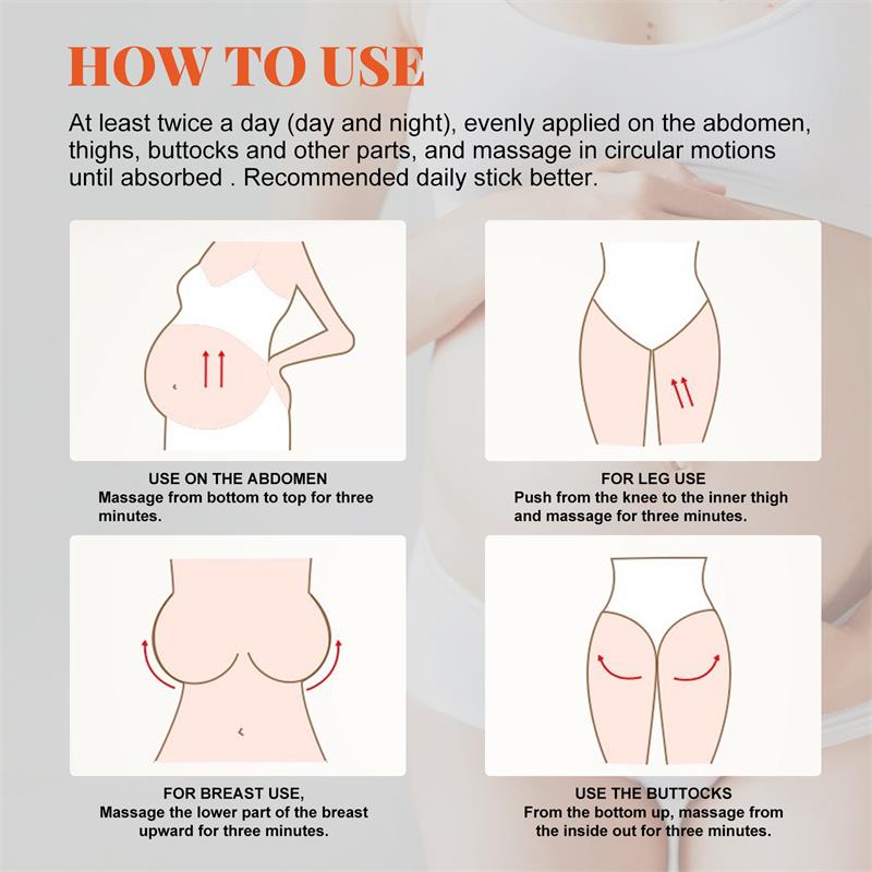 Postpartum Repair Essential Oil, Fade Stretch Marks Fat Lines, Big Belly Recovery Body Massage Oil Skin Whitening Care