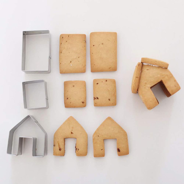Gingerbread House Cookie Cutter Set