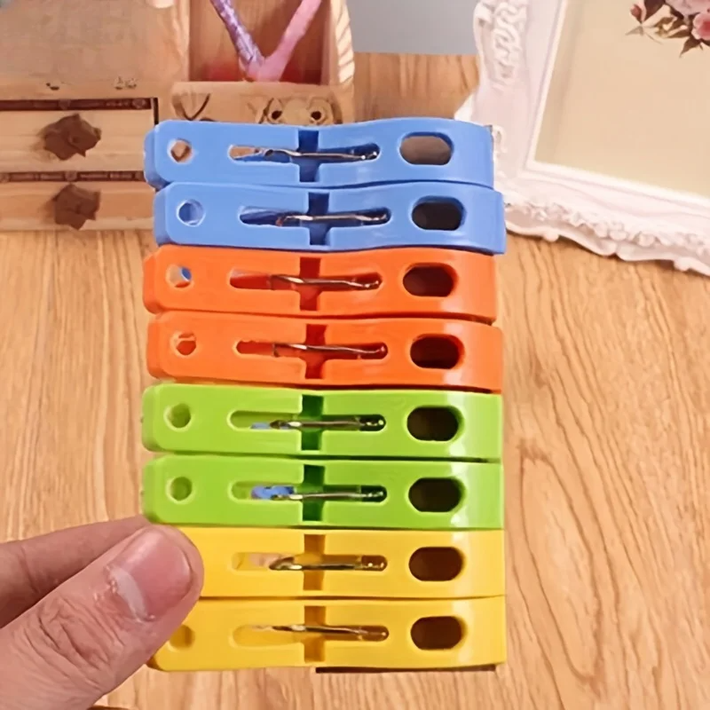 Heavy Duty Windproof Clothes Clips Large Laundry Drying Pins Set