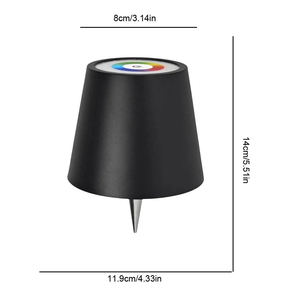 Wireless LED Wine Bottle Lamp Touch Control Rechargeable Table Light