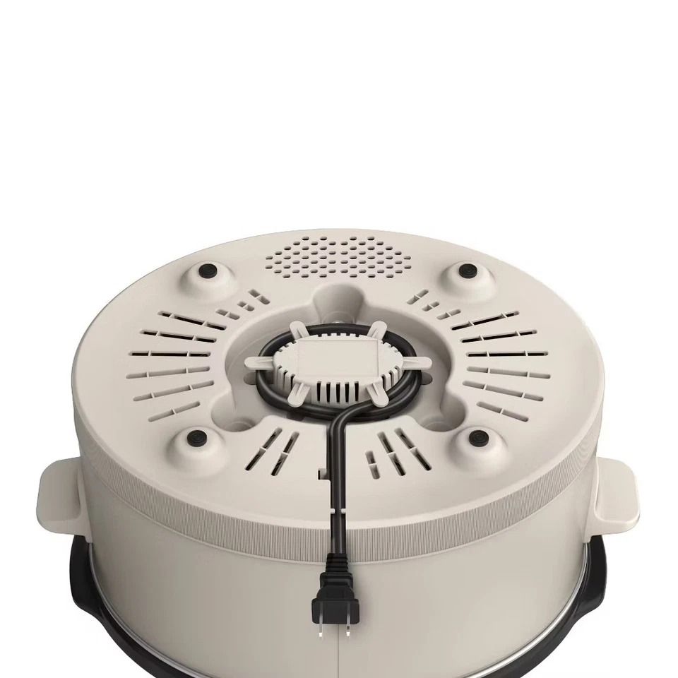 Ceramic Nonstick Programmable Slow Cooker, Touch Controls, Glass Lid