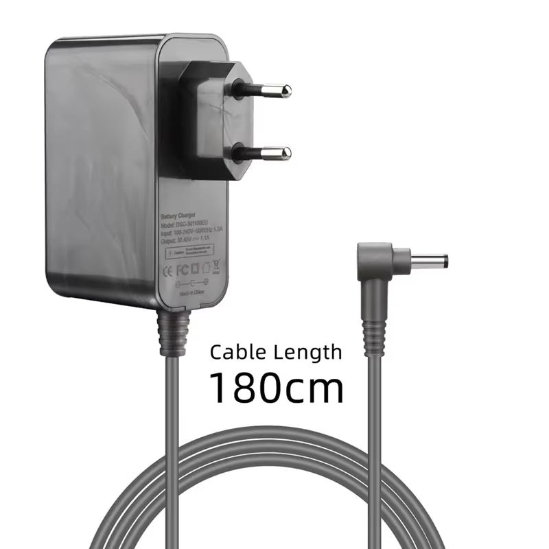 30.45V EU Plug Power Adapter for Dyson V10 V11 V12 V15 SV12 SV16 SV20 – Vacuum Cleaner Charger