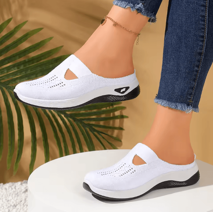 Breathable Half-Back Summer Slippers for Women