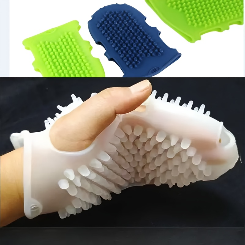 Silicone Body Scrub Glove Exfoliating Bath Brush for Smooth Skin