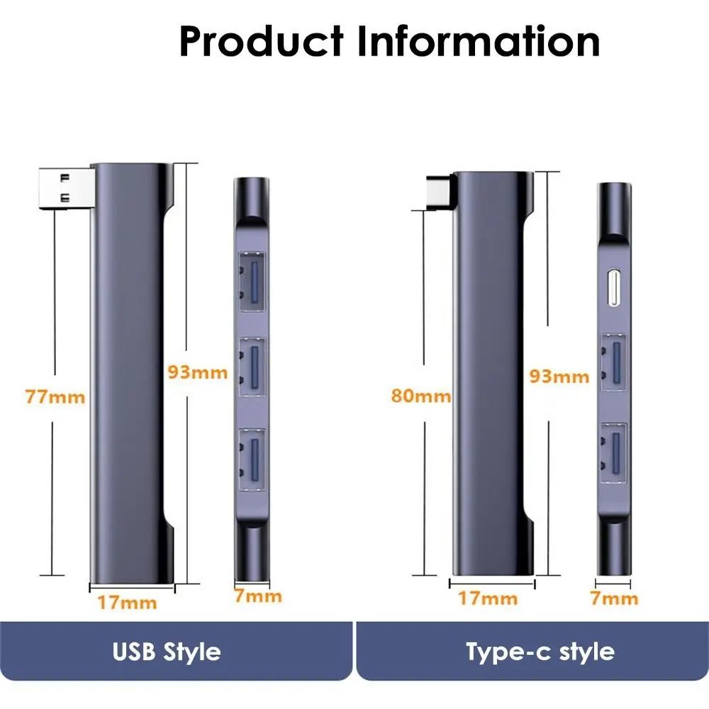High-Speed USB-C Docking Station – PD Charging & OTG Splitter – High-Yield Data Interaction Hub