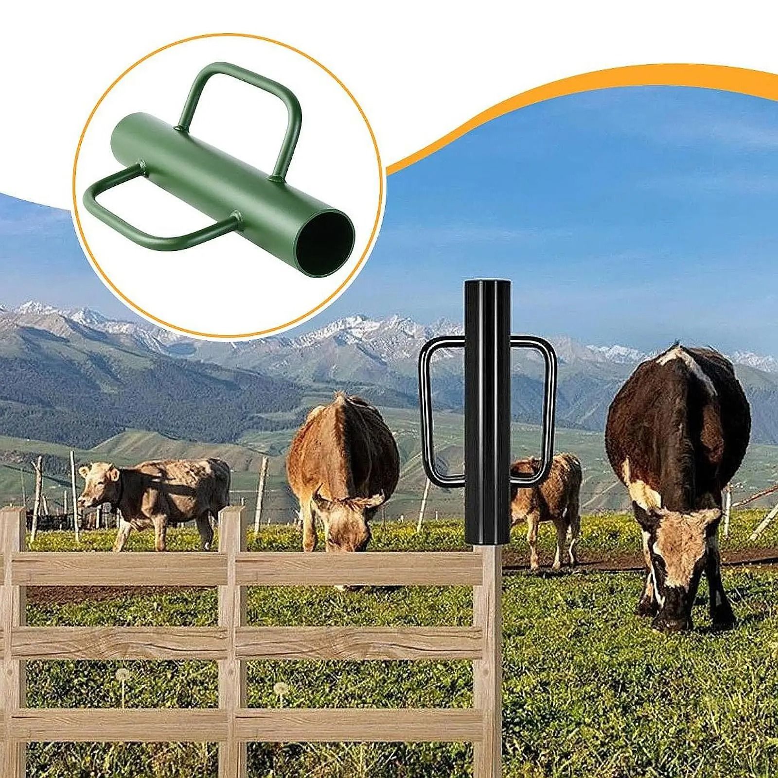 Heavy Duty Fence Post Driver Metal T Post Pounder for Ranch and Farm Use