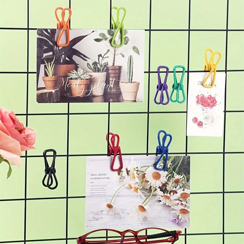 PVC Coated Metal Chip Clip Set