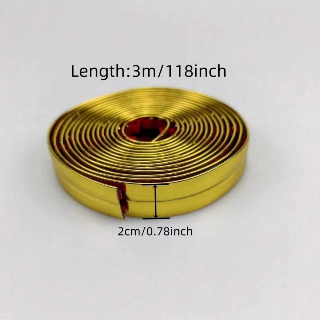 Self Adhesive Decorative Wall Trim Strip for Interior Edges