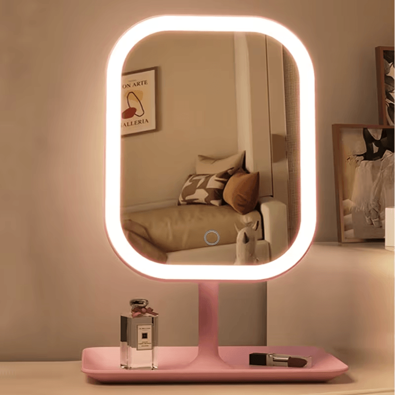 LED Makeup Mirror With Lights & Touch Control for Flawless Daily Beauty & Skincare
