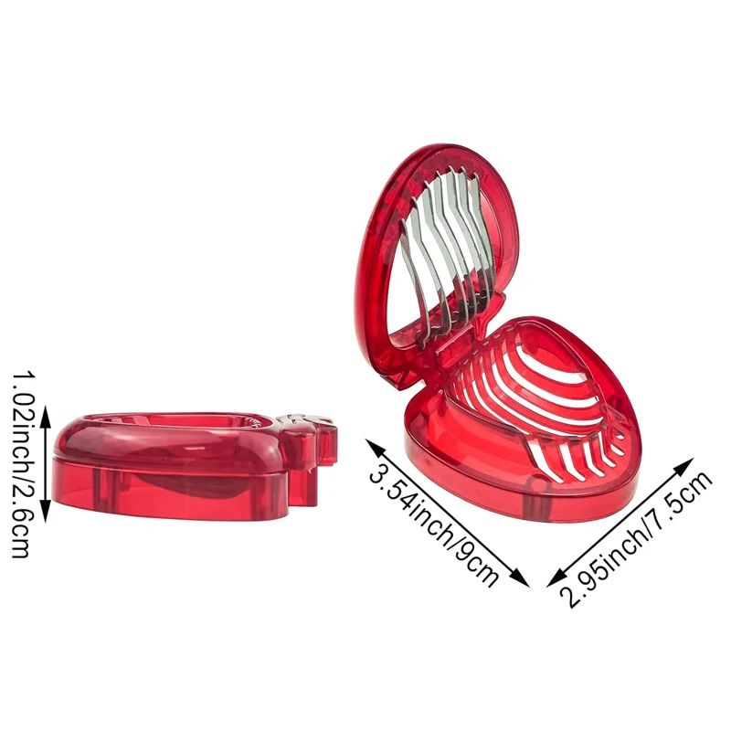Stainless Steel Strawberry & Fruit Slicer