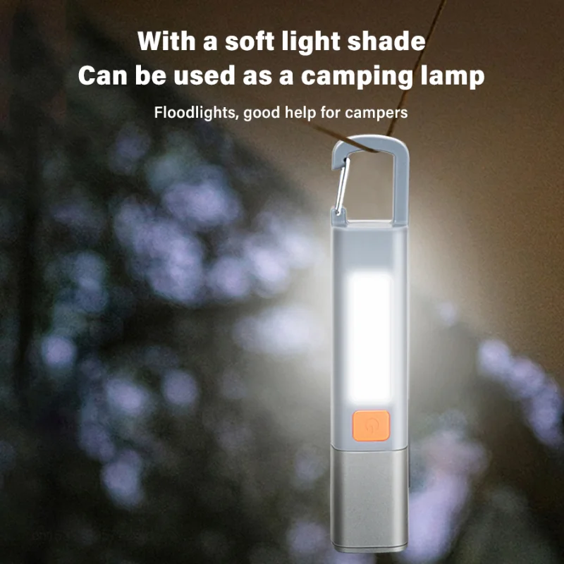 Super Bright LED Flashlight with USB Rechargeable and Zoomable Feature for Outdoor and Camping Waterproof Torch