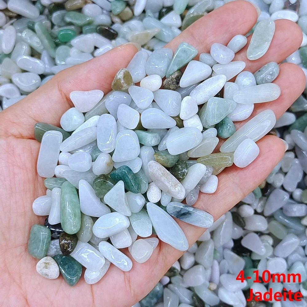 Natural Crystal Gravel Quartz Chips Decorative Stones for Aquarium and Home Decor