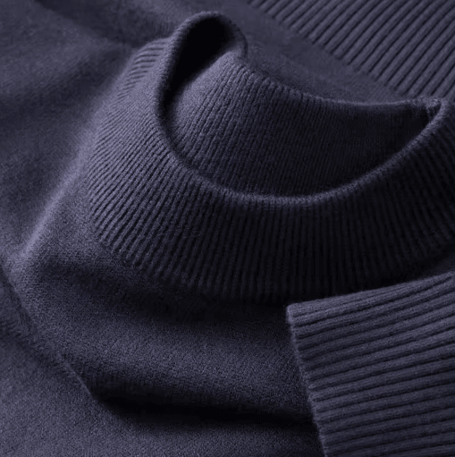 Mens Autumn Casual Mock Turtleneck Sweater Lightweight Long Sleeve Knit Pullover