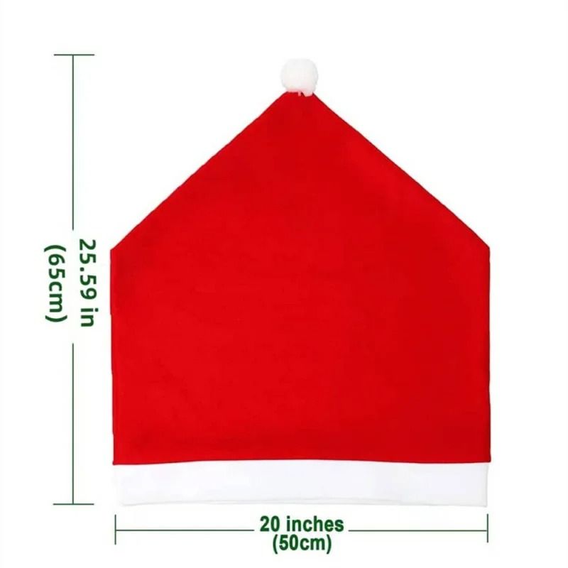 Christmas Chair Covers Festive Holiday Decorations for Home and Party