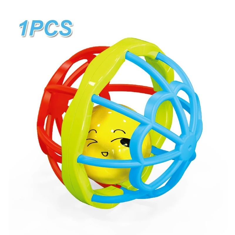 Soft Baby Grasping Ball with Internal Bell