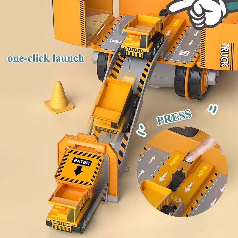 Kids Engineering Vehicle Building Set With Electric Drill And Tool Nuts