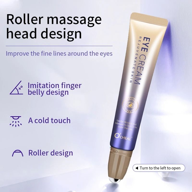 OCHEAL Hyaluronic Acid Anti Wrinkle Eye Cream with Roller Ball